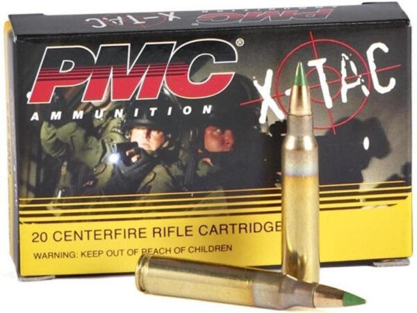 PMC Ammunition X-TAC 5.56NATO 62 Grain 20 Round Box - Image 2